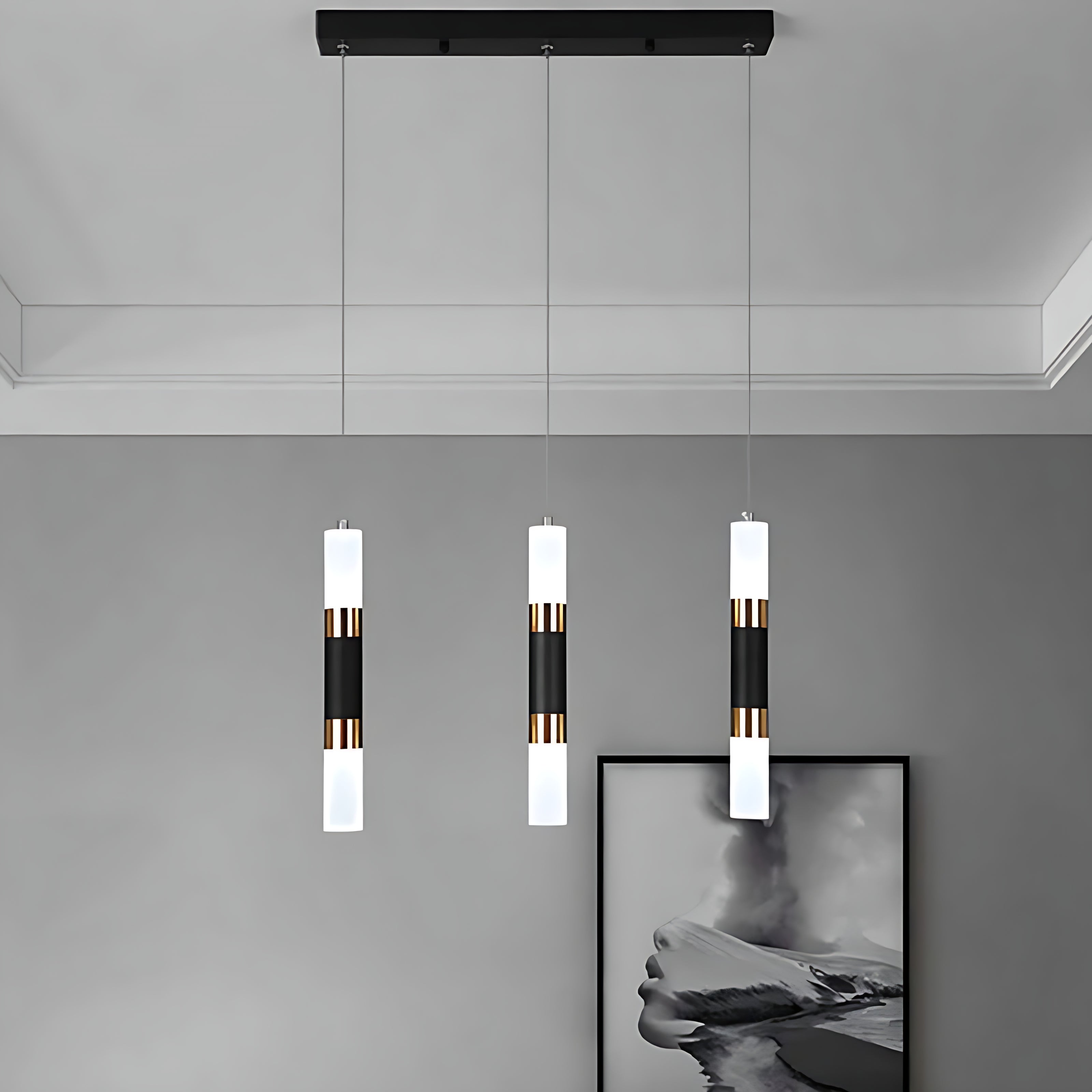 Modern Parallel Design LED Pendant Light / Ruchi