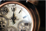 Vintage Mechanical Metal Alarm Clock / Ruchi