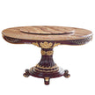 Round European Marble Top Dining Table Set / Ruchi