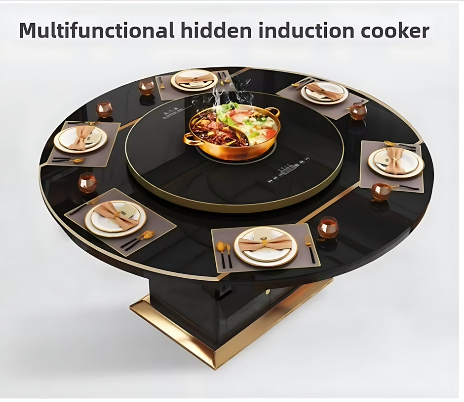 Smart-Heating Extendable Dining Table Set / Ruchi
