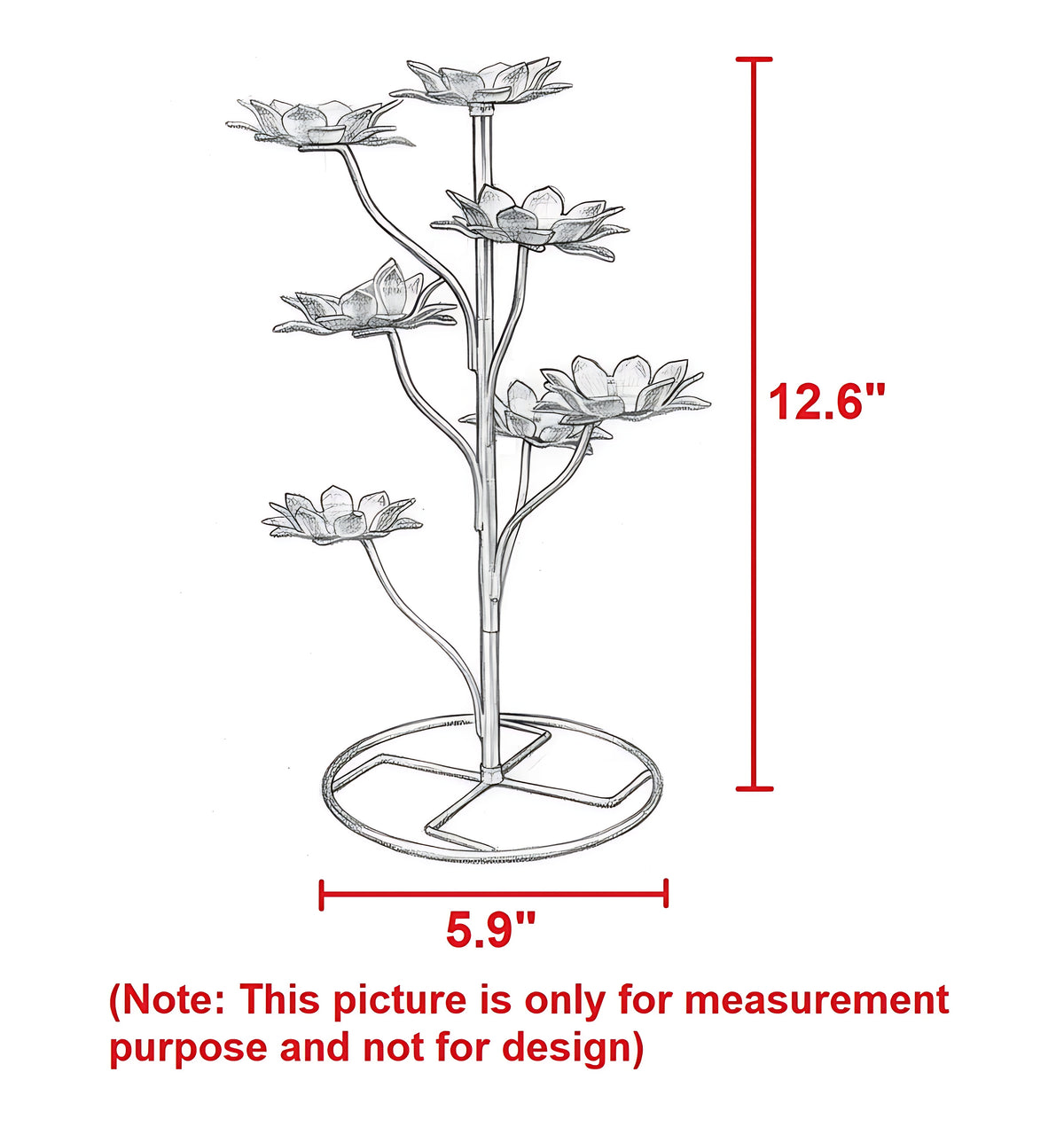 Lotus Design Vintage Metal Candle Holders / Ruchi