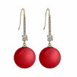 Appealing Lavish Round Cubic Zirconia Drop Earrings / Ruchi 