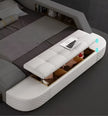 Multifunctional Smart Leather Bed With Massager / Ruchi