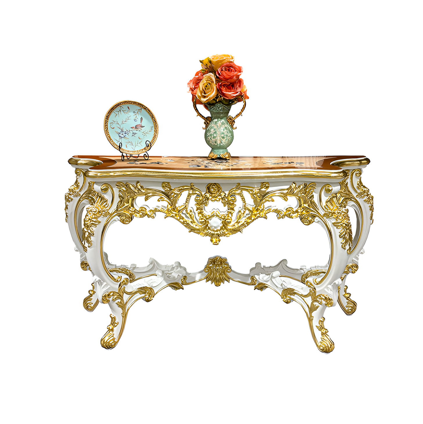 Luxurious European Wooden Accent Table / Ruchi