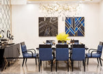90-Inch Magnificent Marble Top Dining Table / Ruchi