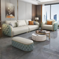 Modern Luxury Chesterfield Leather Sofa Set / Ruchi