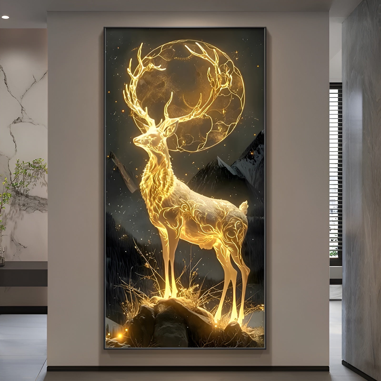 Nature Entrance Wall Decor LED Lamp / Ruchi