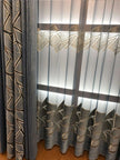 Modern Velvet Window Curtain For Bedroom / Ruchi