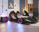 Kids' LED Leather Car Bed / Ruchi