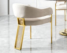 Glass Top Dining Table Set With 6 Chairs / Ruchi