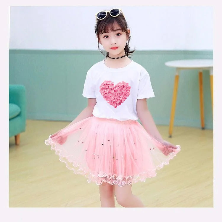Fashionable Cordiform Style Kids Dress / Ruchi