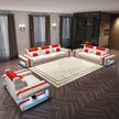 Elegant Design LED Leather Sofa Set / Ruchi