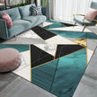 Multicolored Polyester Anti-Slip Living Room Rug