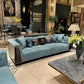 Modern Glossy Velvet Fabric Sofa Set