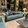 Modern Glossy Velvet Fabric Sofa Set