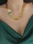 Layered Aventurine Stone Bracelet / Ruchi
