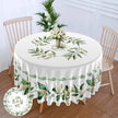 63 Inch Fabric Round Tablecloth / Ruchi