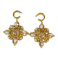French Vintage Electroplated Pearl Stud Necklace Set / Ruchi