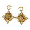 French Vintage Electroplated Pearl Stud Necklace Set / Ruchi