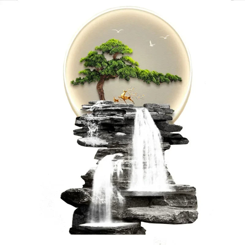 Modern Wall Lamp Painting With LED Light / Ruchi