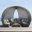 Modern Rattan Patio Sofa / Ruchi
