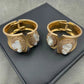 Modern Baroque Style Pearl Cuff Bracelet / Ruchi