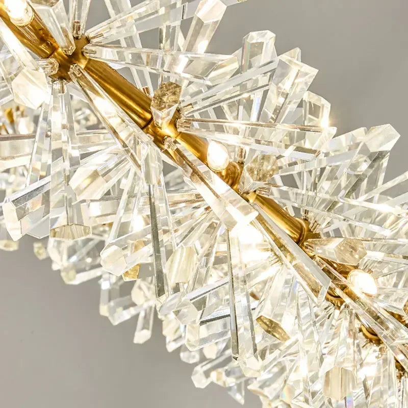 Luxury LED Crystal Chandelier Lamp