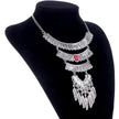 Vintage Tribal Multilayer Collar Metal Necklace / Ruchi