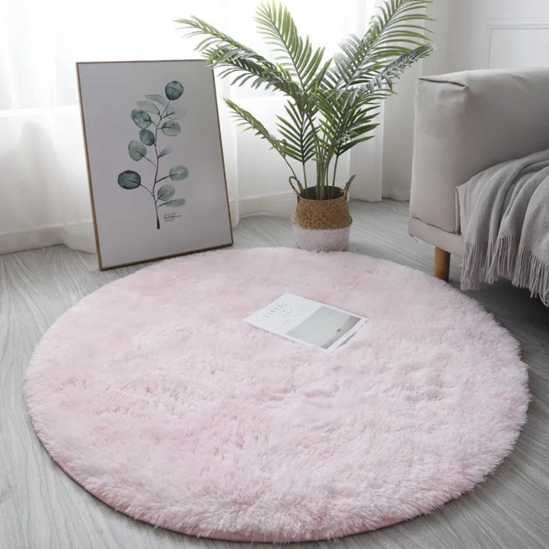 Circular Decorative Area Floor Rug / Ruchi