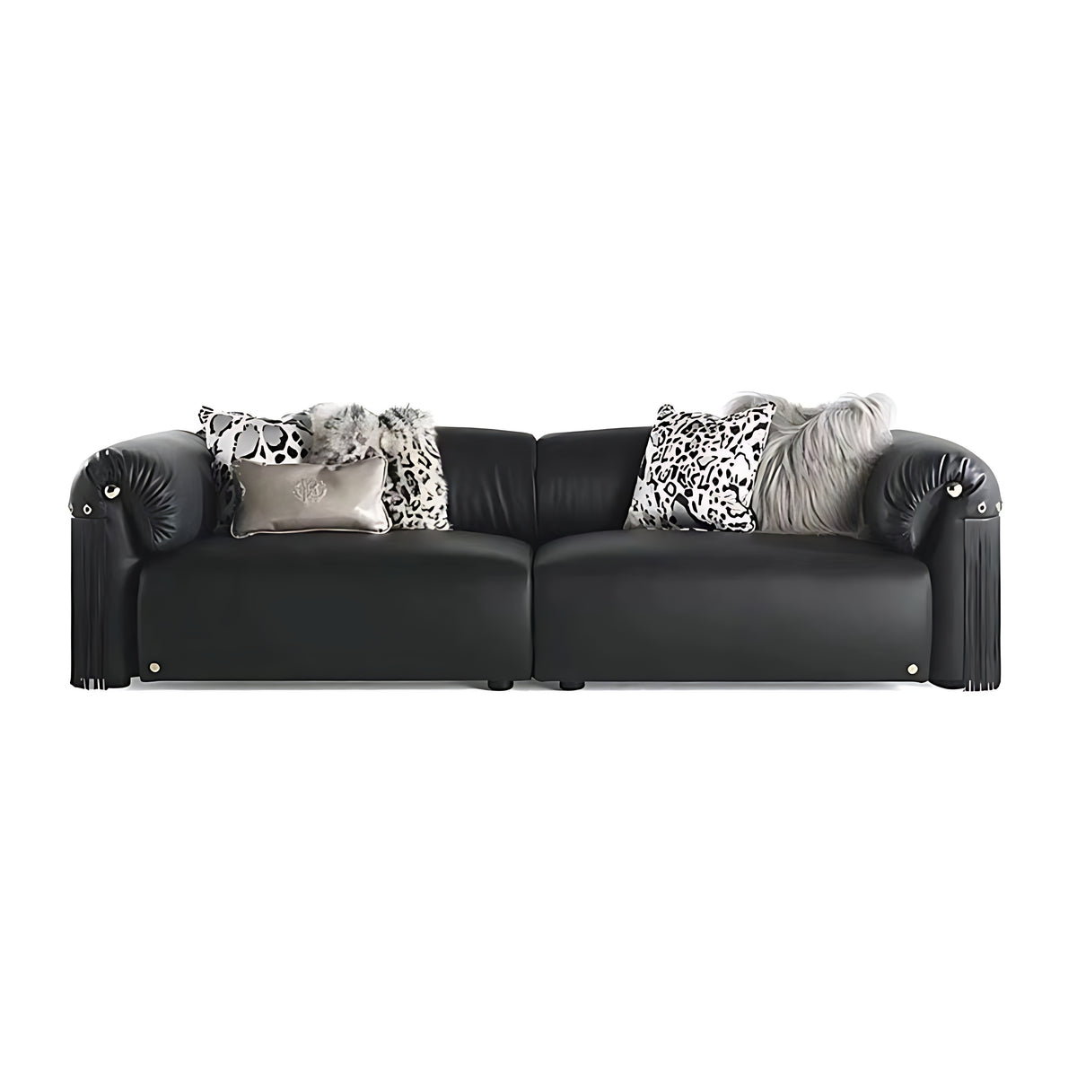 Italian Style Leather Sofa / Ruchi