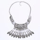 Antique Boho Leaf Style Necklace / Ruchi