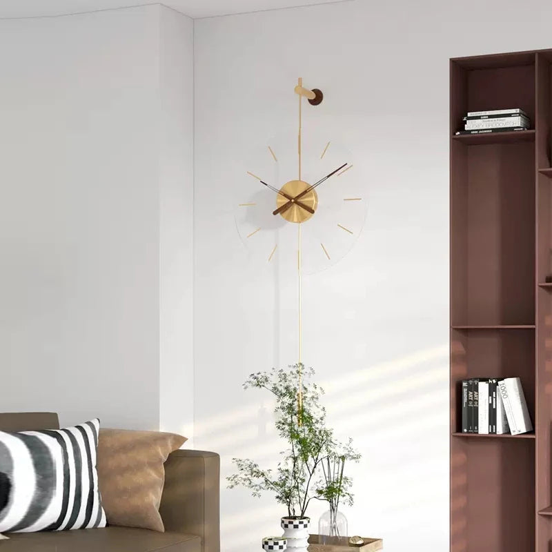 Modern Retro Style Mounted Wall Clock / Ruchi