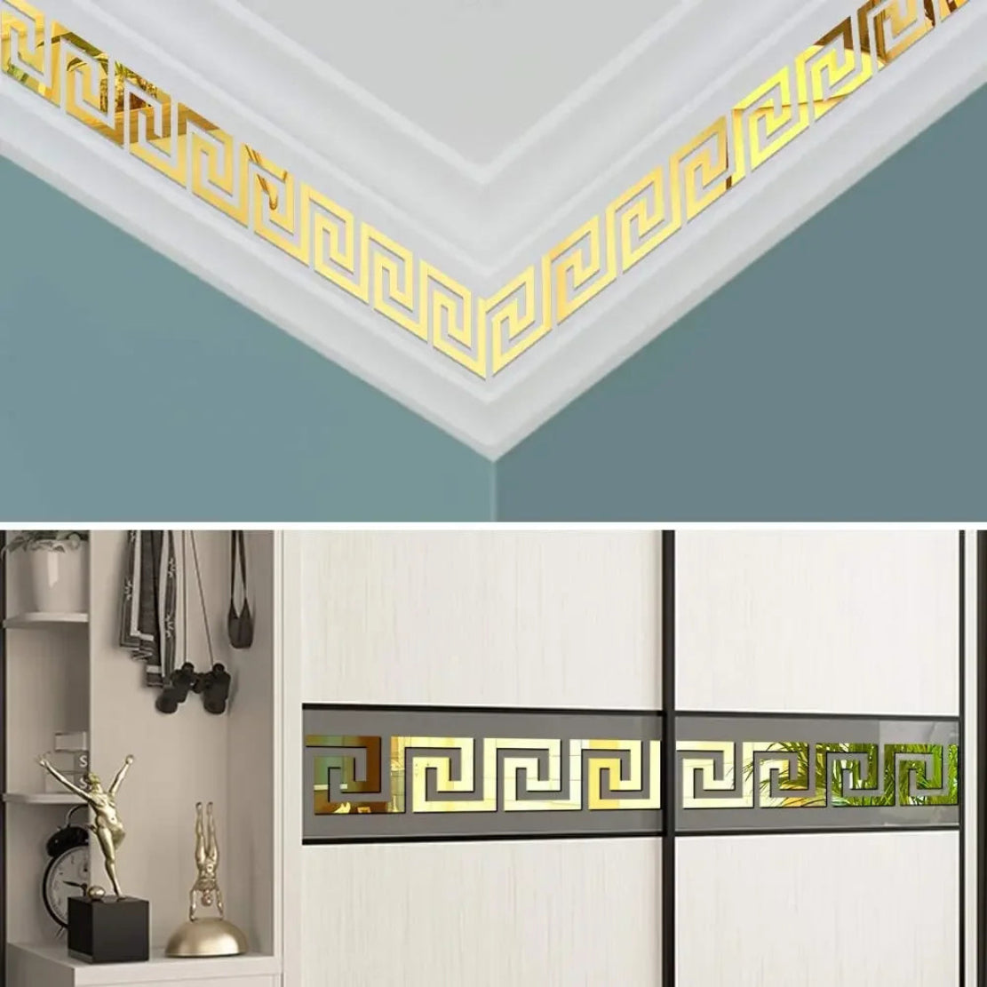 Reflective Acrylic Mirror Wall Sticker For Home