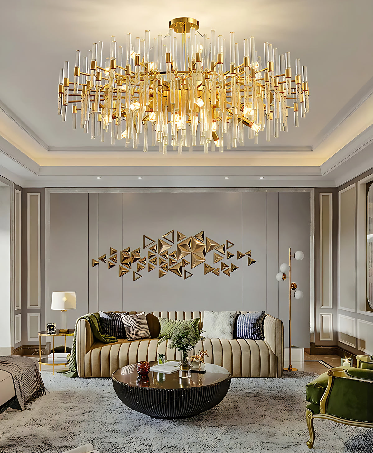 Contemporary Glorious LED Crystal Chandelier / Ruchi