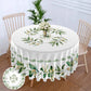 63 Inch Fabric Round Tablecloth / Ruchi