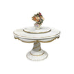 European Wooden Round Dining Table With 6 Chairs / Ruchi