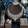 Women's Metallic Earring And Necklace Set / Ruchi