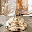 Vintage Metal Candle Holder Glass / Ruchi