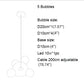 Bubble Shaped LED Glass Pendant Lighting / Ruchi