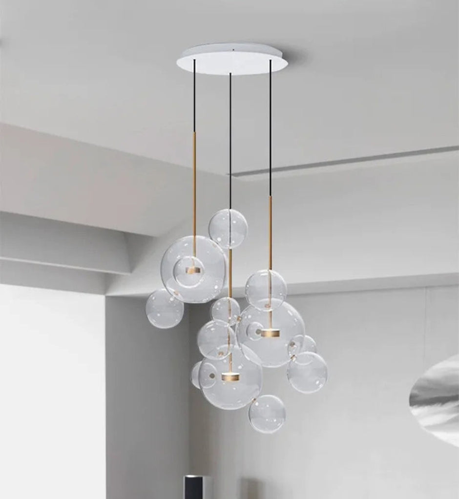 Bubble Shaped LED Glass Pendant Lighting / Ruchi