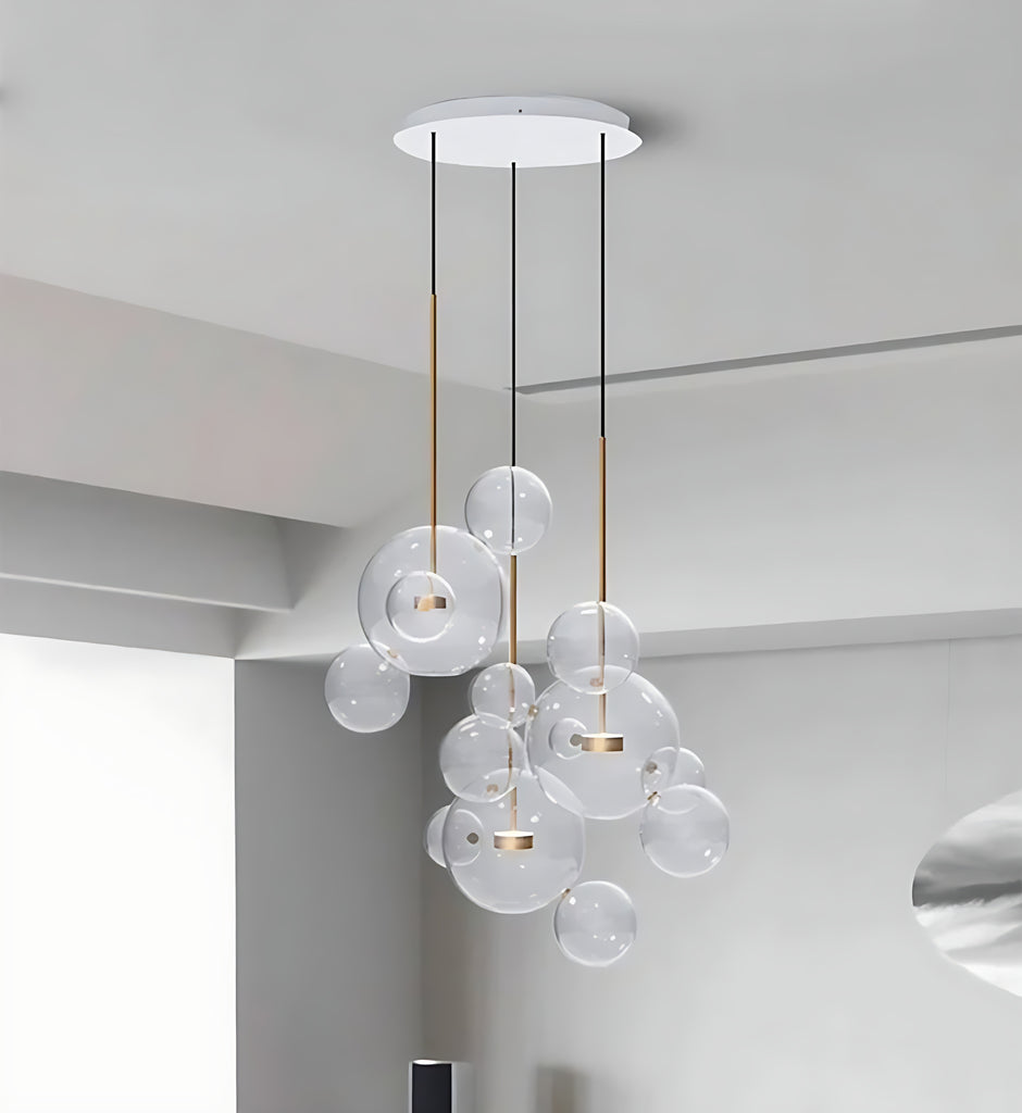 Bubble Shaped LED Glass Pendant Lighting / Ruchi