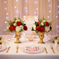 Vintage Metal Dining Table Vase Set / Ruchi