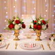 Vintage Metal Dining Table Vase Set / Ruchi