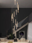 Elegant LED Tube Staircase Pendant Light / Ruchi