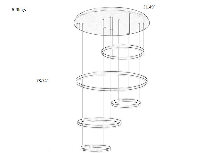 Remote Control Pendant Lamp