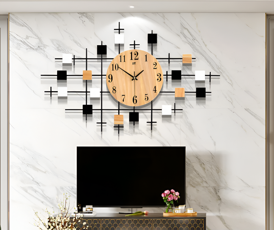 Minimalist Large Acrylic Wall Clock