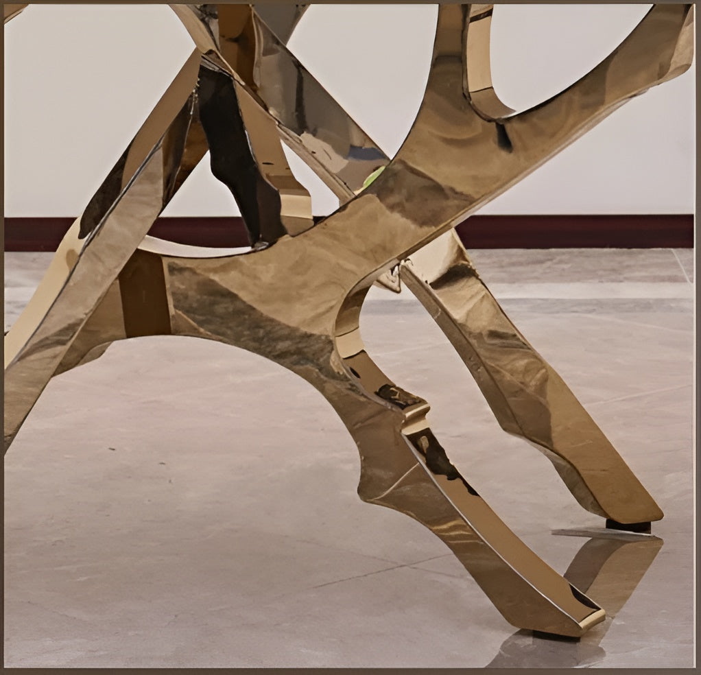 90-Inch Magnificent Marble Top Dining Table / Ruchi