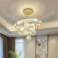 Modern Remote Control Crystal LED Chandelier / Ruchi