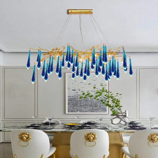 Modern LED Crystal Chandelier For Dining Room / Ruchi