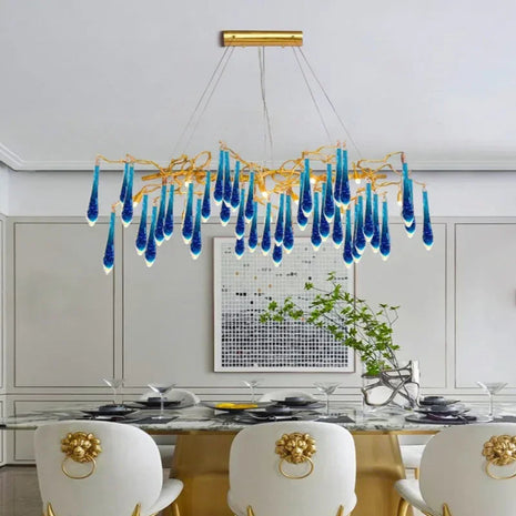Modern LED Crystal Chandelier For Dining Room / Ruchi